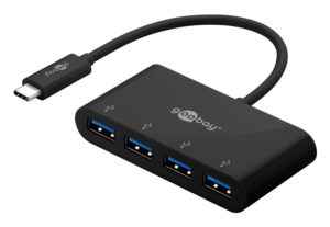 GOOBAY USB hub 61073, 4x USB 3.0 θύρες, 5Gbps, μαύρο