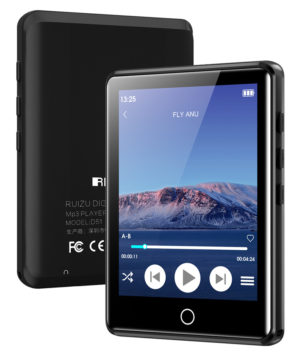 RUIZU MP3 player M6 με οθόνη αφής 2.8, 8GB, ελληνικό μενού, μαύρο