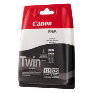 Canon Μελάνι Inkjet PGI-525BKTP Black Twin Pack (4529B010)