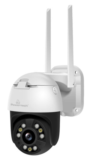 POWERTECH smart κάμερα PT-1086, 3MP, 4x digital zoom, Wi-Fi, PTZ, IP65