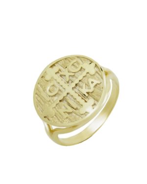 Χρυσό Δαχτυλίδι Σεβαλιέ Κ14 (055065)