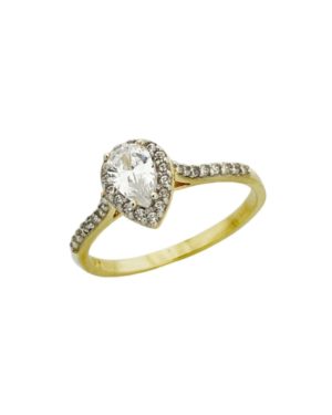 Χρυσό Δαχτυλίδι Ροζέτα Κ9 (096374)