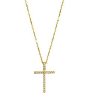 Χρυσός Γυναικείος Σταυρός Κ14 (063923)
