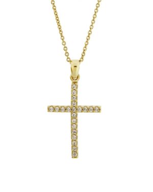 Χρυσός Γυναικείος Σταυρός Κ14 (063841)