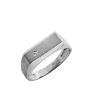 Λευκόχρυσο Ανδρικό Δαχτυλίδι Κ14 (081101)