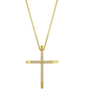 Χρυσός Γυναικείος Σταυρός Κ14 (063920)