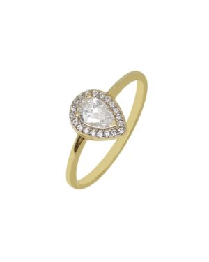 Χρυσό Δαχτυλίδι Ροζέτα Κ14 (081613)