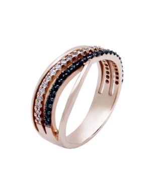 Ροζ Χρυσό Γυναικείο Δαχτυλίδι Κ14 (023493)