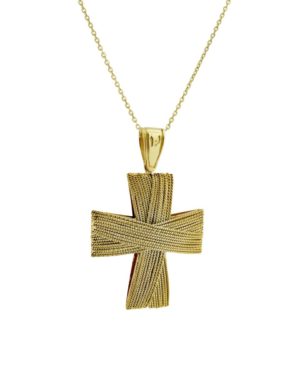 Χρυσός Ανδρικός Σταυρός Κ14 (090828)
