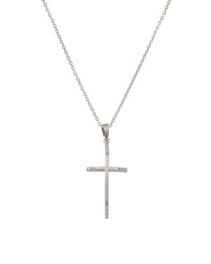 Λευκόχρυσος Γυναικείος Σταυρός Κ9 (061188)
