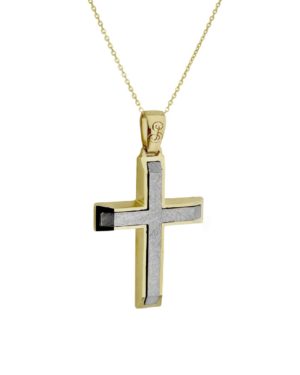 Χρυσός Ανδρικός Σταυρός Κ14 (093481)