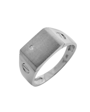 Λευκόχρυσο Ανδρικό Δαχτυλίδι Κ14 (081105)