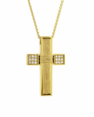 Χρυσός Γυναικείος Σταυρός Κ14 (062615)