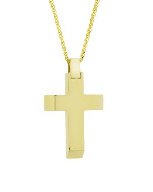 Χρυσός Ανδρικός Σταυρός Κ14 (083864)