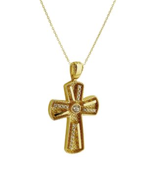 Χρυσός Γυναικείος Σταυρός Κ14 (098559)