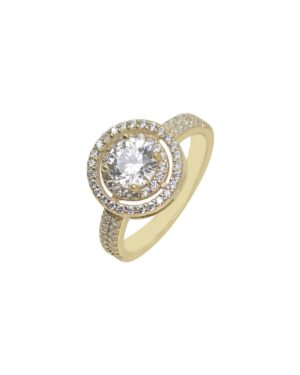Χρυσό Δαχτυλίδι Ροζέτα Κ14 (062156)