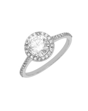 Λευκόχρυσο Δαχτυλίδι Ροζέτα Κ9 (096365)