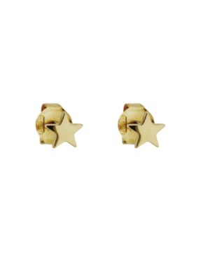 Χρυσά Παιδικά Σκουλαρίκια Αστεράκια Κ14 (083414)