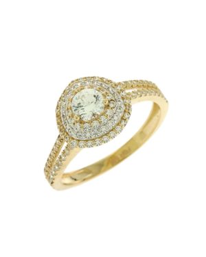 Χρυσό Δαχτυλίδι Ροζέτα Κ14 (070607)