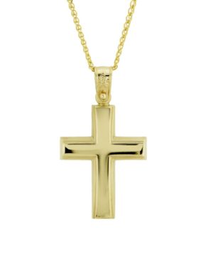 Ανδρικός Χρυσός Σταυρός Κ14 (063760)