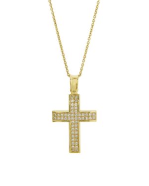 Χρυσός Γυναικείος Σταυρός Κ14 (063839)
