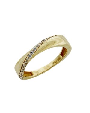 Χρυσό Δαχτυλίδι με Ζιργκόν Κ14 (091597)