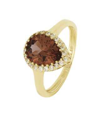Χρυσό Δαχτυλίδι Ροζέτα Κ14 (061238, 083660)
