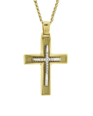 Χρυσός Γυναικείος Σταυρός Κ14 (062838)