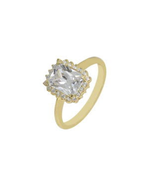 Χρυσό Δαχτυλίδι Ροζέτα Κ14 (088722)