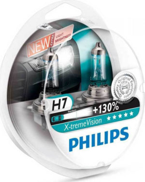 Philips H7 X-tremeVision +130% 12V 2τμχ