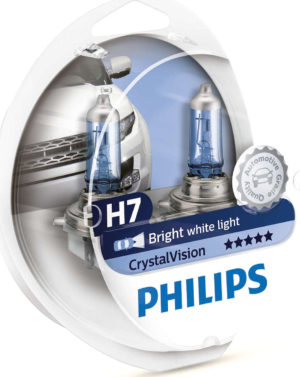 Philips H7 CrystalVision 12V 2τμχ