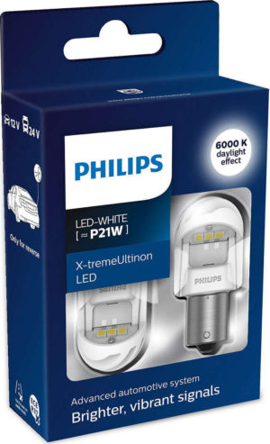 Philips P21W X-tremeUltinon LED gen2 12V/24V 2τμχ