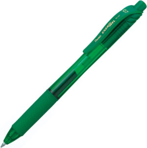 Pentel Energel Πράσινο BLN107 Στυλό Gel με Grip 0.7mm