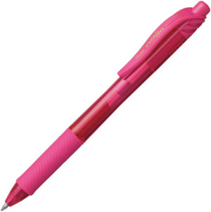Pentel Energel Ροζ BLN107 Στυλό Gel με Grip 0.7mm