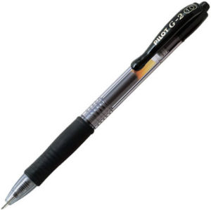 Στυλό Pilot G-2 Gel Μαύρο 1.0mm με κουμπί και Grip
