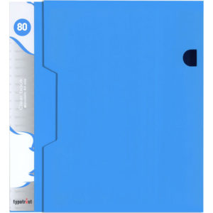 Σούπλ 80 θέσεων Α4 Ενισχυμένο Μπλε Typotrust FP10080-03