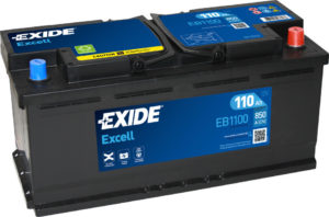 EXIDE EXCELL EB1100 110Ah 850A ΜΠΑΤΑΡΙΑ ΔΕΞΙΑ