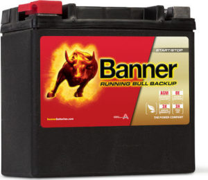 Banner 12Ah 200A Running Bull BackUp Auxiliary AGM Start/Stop 51400 Μπαταρία Αυτοκινήτου