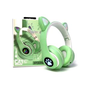 Ασύρματα ακουστικά - Cat Headphones - P33M - 700335 - Green - OEM