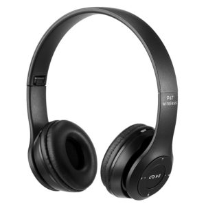Ασύρματα ακουστικά bluetooth - Headphones - P47 - Black - OEM (shop)