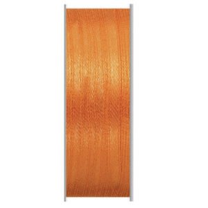 Κορδέλα σατέν μονής όψης 3χιλ πορτοκαλί χρώμα 100Μ.