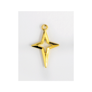 Σταυρός μεταλλικός χρυσός, μεγάλο αστέρι W-8590.1.7Χ2.7εκ, 100τμχ.