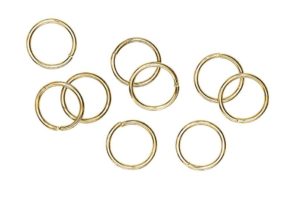 Συνδετικός κρίκος για diy κατασκευές 8χιλ, χρυσό ή ασημί 50γρ.