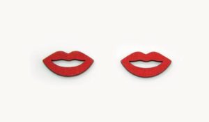Κόκκινα γυναικεία χείλη 3Χ1,5εκ, 100τμχ.