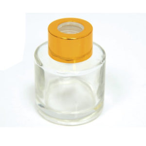 Γυάλινο μπουκαλάκι για αρωματικό χώρου κύλινδρος 50ml 5Χ6,5εκ,10τμχ.