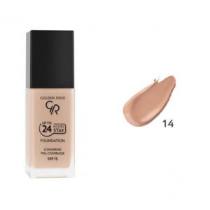 Golden Rose Up To 24 Hours Stay Foundation No14 spf15 35 ml