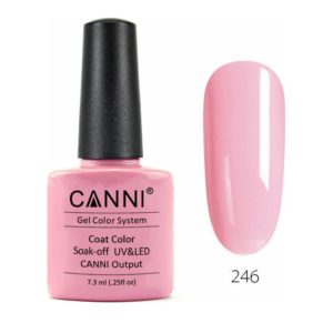 Canni Soak Off Uv/Led 246 Gray Pink - 7.3ml