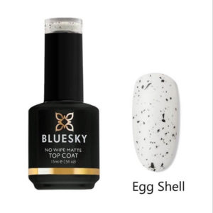 Bluesky Uv Gel Polish Top Coat No Wipe Matte Egg Shell Effect 15ml
