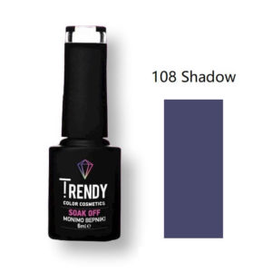 Ημιμόνιμο Βερνίκι Trendy Soak Off No108 Shadow 6ml