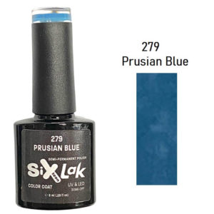 Ημιμόνιμο Βερνίκι SixLak Uv & Led Soak Off No279 Prusian Blue 8ml